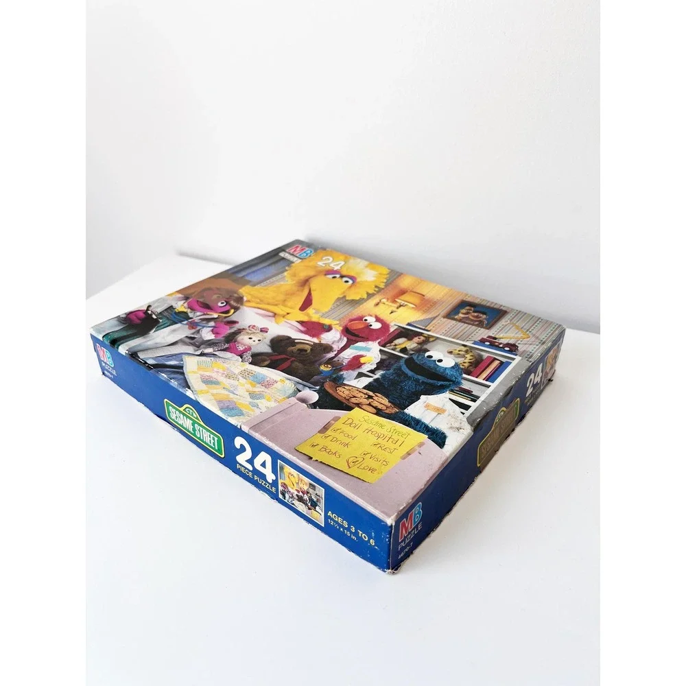 Vintage‎ Sesame Street Puzzle 24 pcs Toddlers Big Pieces 12x15